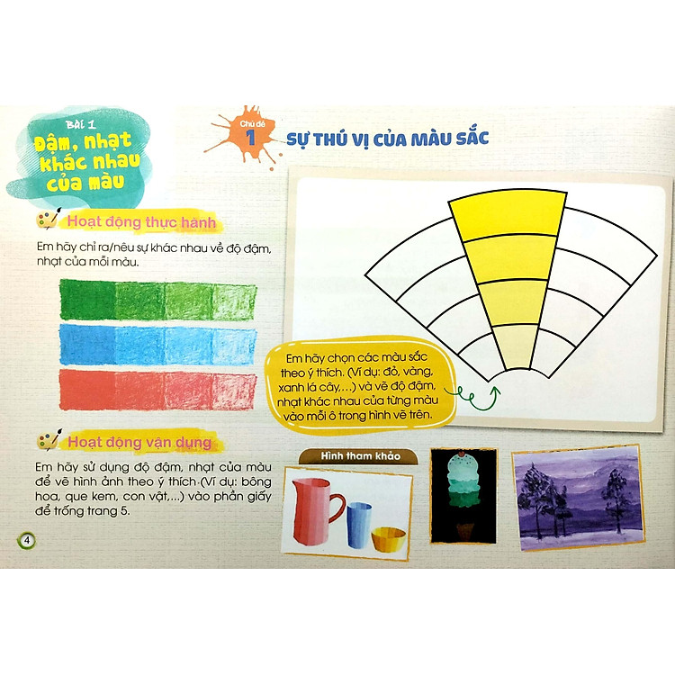 Vở Thực Hành Mĩ Thuật 4 (Cánh Diều) - Ảnh 6