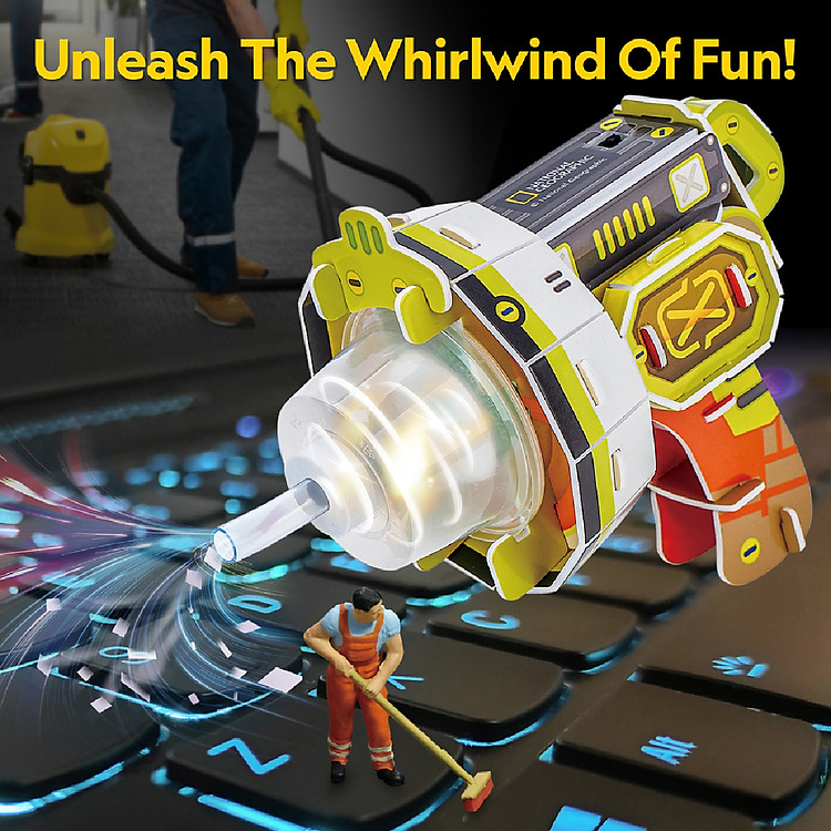 Đồ Chơi Lắp Ráp Máy Hút Bụi Nat Geo Chính hãng Giá tốt - Hình ảnh 5