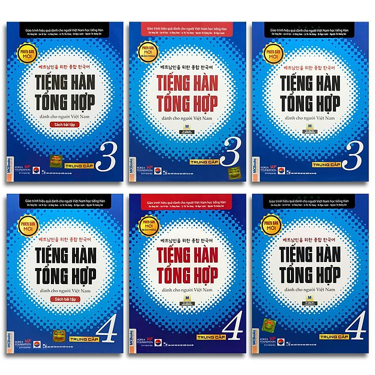Sách - Tiếng Hàn Tổng Hợp Dành Cho Người Việt Nam - Trung Cấp (Lẻ tùy chọn)