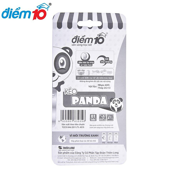 Kéo Học Sinh Panda Điểm 10 TP-SC02 - Ảnh 4