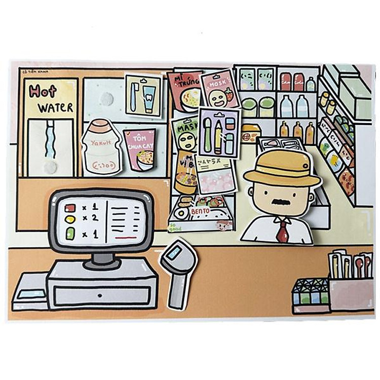 Bộ Tranh Tương Tác Cô Tiên Xanh Chính hãng Giá rẻ