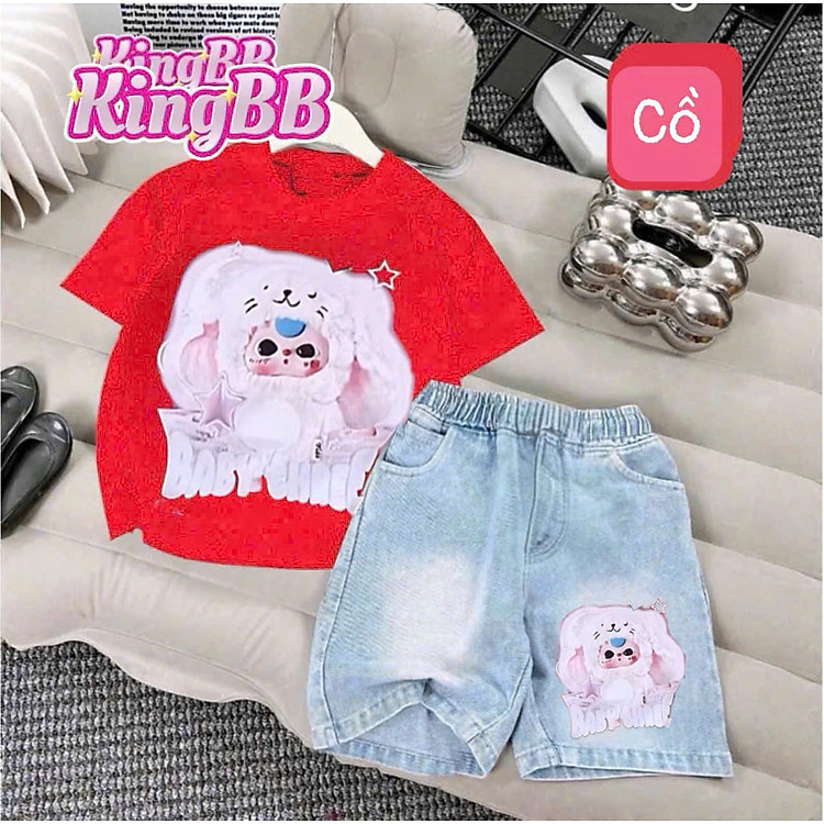 Quần áo bé gái, Set đồ đi chơi cực chất cho bé gái baby three size 12-27kg hàng cao cấp