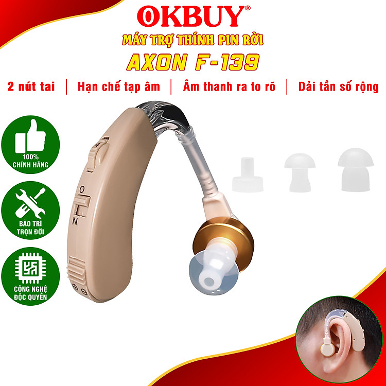Máy trợ thính không dây Axon F-139 - Thiết bị trợ thính cho người già
