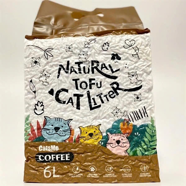 Cát Đậu Nành Vệ Sinh Cho Mèo Tofu Cat Litter Catsme 6L