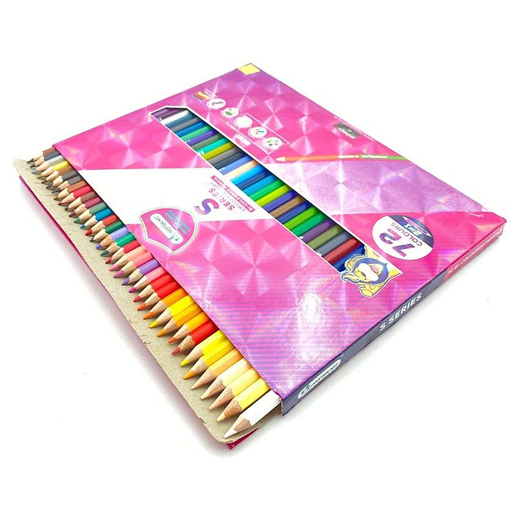 Hộp Bút Chì 2 Đầu 72 Màu Masterart - Ảnh 4