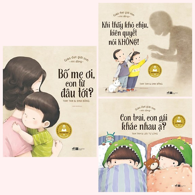 Combo sách giúp con bảo vệ bản thân: Giáo dục giới tính nhi đồng