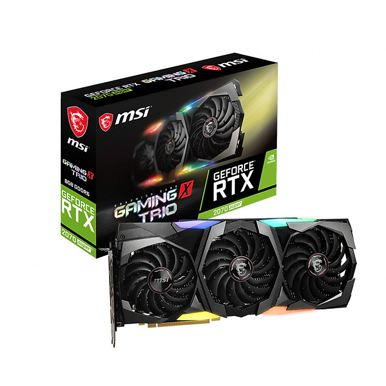 Card Màn Hình MSI RTX 2070 SUPER GAMING X TRIO 8GB - Hàng chính hãng