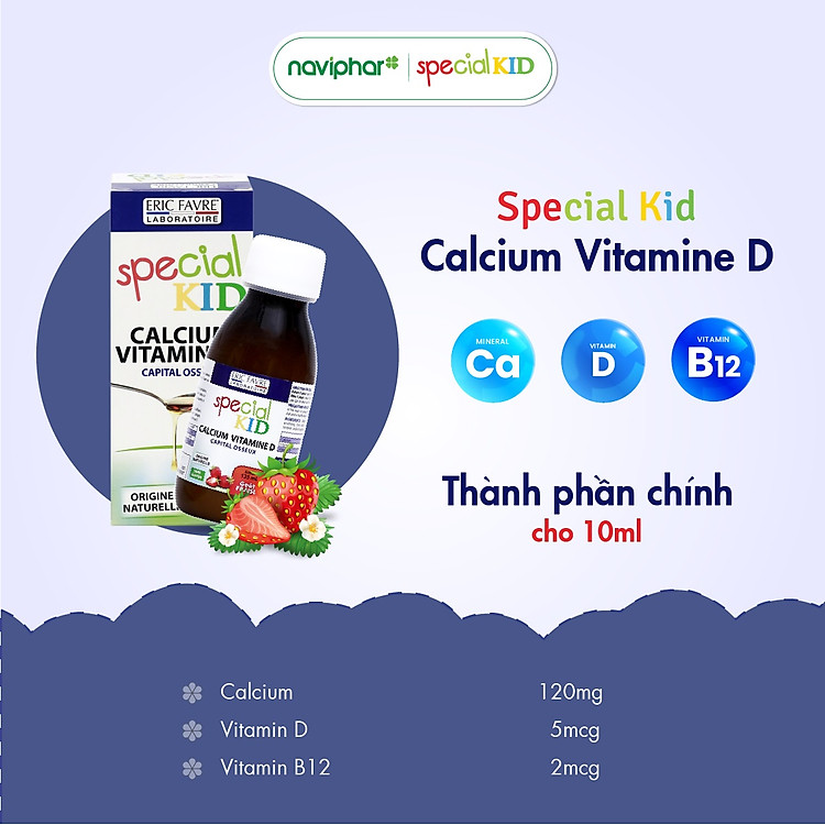 Siro Canxi Vitamin D Special Kid 125ml Chính hãng Tiết kiệm - Hình ảnh 4