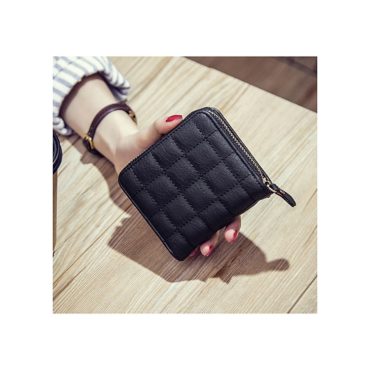 Ví Bóp Nữ Cầm Tay Nhiều Ngăn Tiện Dụng Korea Style, Chất da tốt - Nhiều màu lựa chọn