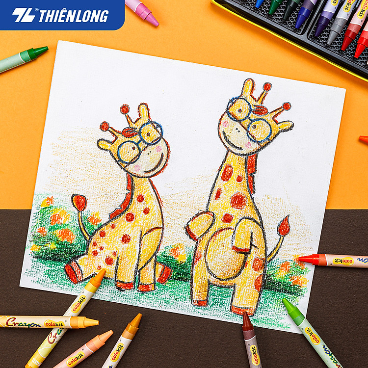 Bút Sáp Màu Thiên Long Colokit 24 Màu - Ảnh 4