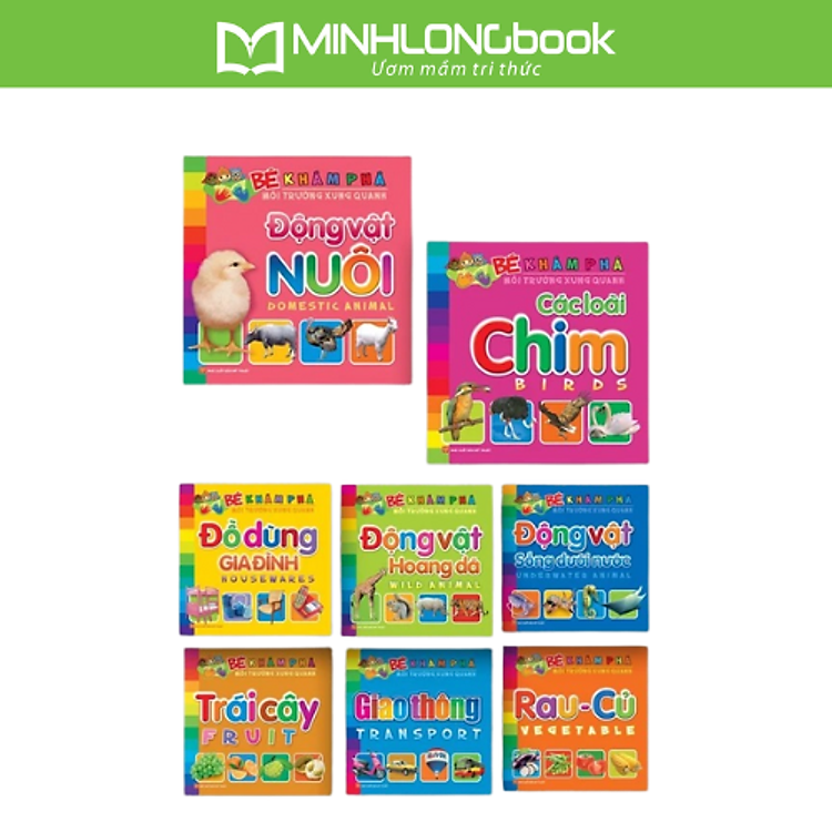 Combo Sách Bé Khám Phá Môi Trường Xung Quanh