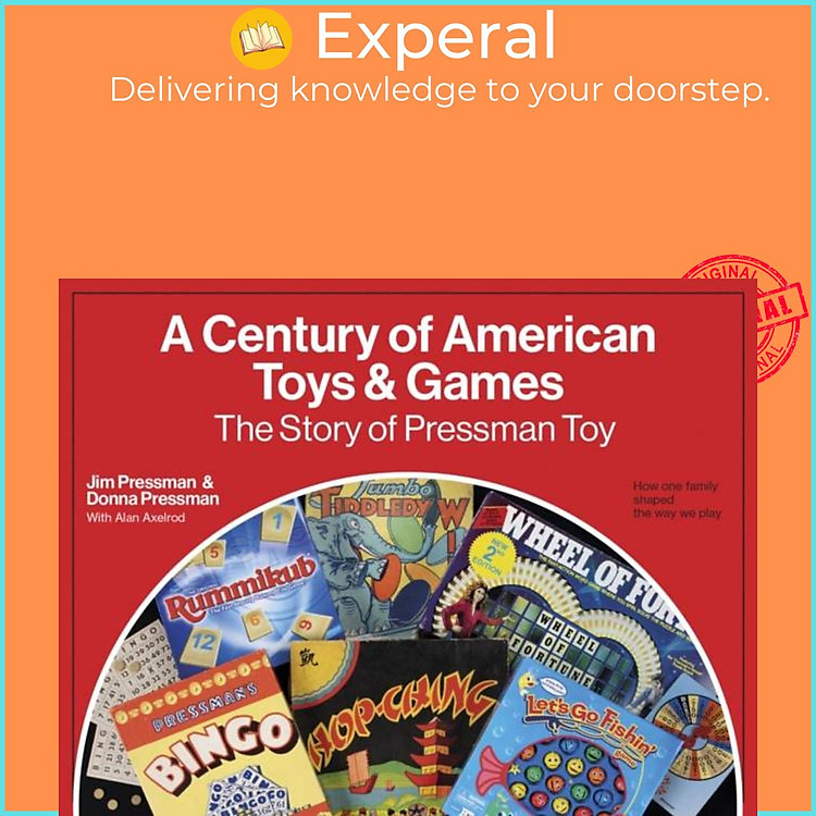 Sách - A Century of American Toys and Games - The Story of Pressman Toy by Donna Pressman (UK edition, hardcover)