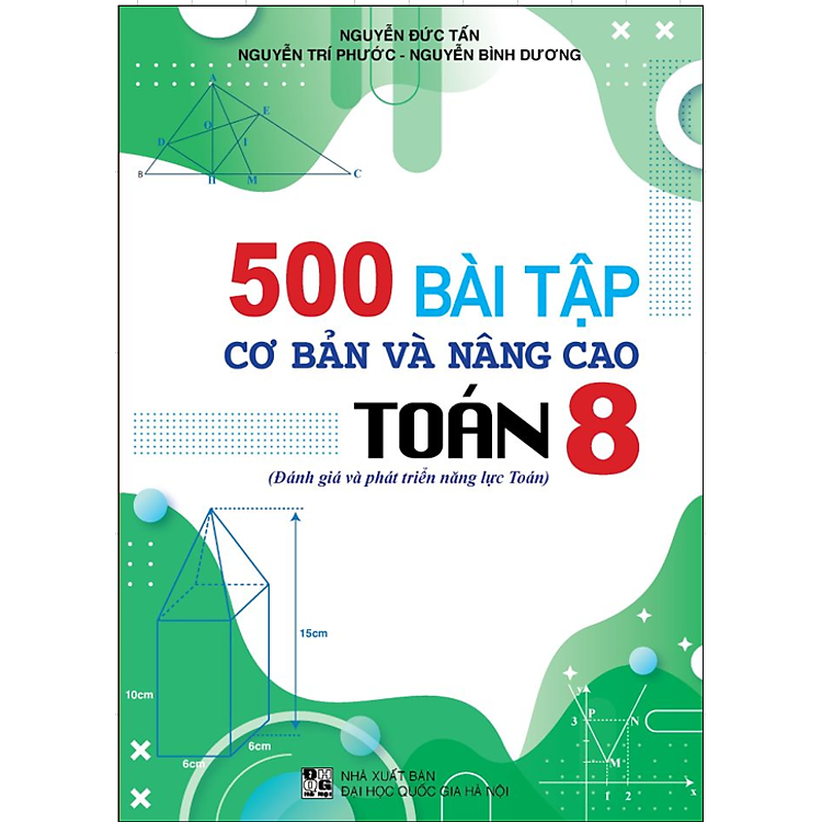 Sách - Combo 500 bài tập cơ bản và nâng cao toán + bồi dưỡng năng lực tự học toán ( lớp 6 + 7 + 8 + 9 )