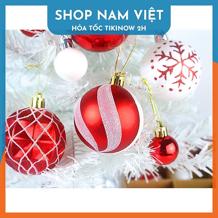 Bộ Quả Châu Trang Trí Giáng Sinh Nhiều Kiểu Dáng - Ảnh 5