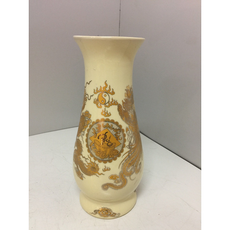 Lọ hoa thờ ống cắm hoa gốm sứ bát tràng cao cấp