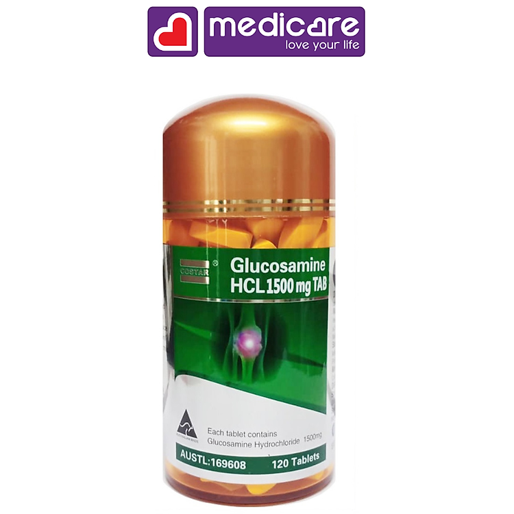 Viên uống COSTAR glucosamine bổ sung dưỡng chất cho sụn, khớp 1500mg 120 viên