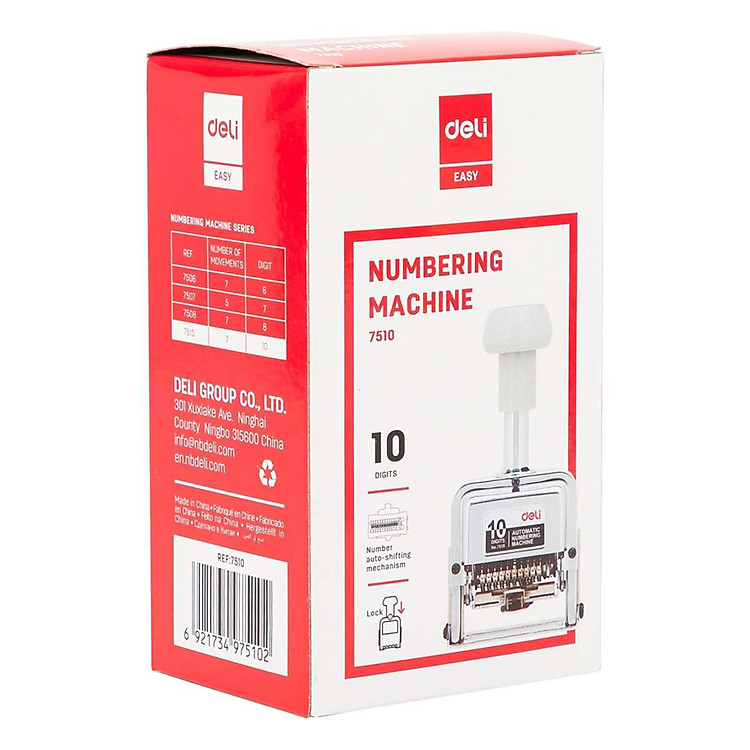 Dấu Nhảy 10 Số Deli 7510 - Ảnh 6
