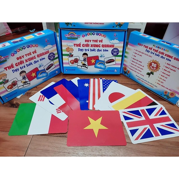 Thẻ Học Thông Minh 16 Chủ Đề A5 Chống Thấm Nước - Ảnh 3