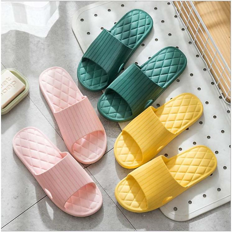 Dép đi trong nhà, mang trong văn phòng, nhà tắm, hàng xuất Nhật, chất liệu nhựa siêu bền chống trơn trượt DNL16