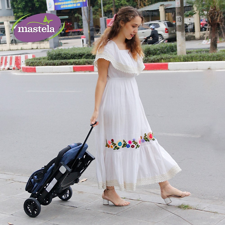 Xe đẩy gập gọn Mastela HN275 - Đen Chính hãng Tiết kiệm - Hình ảnh 5