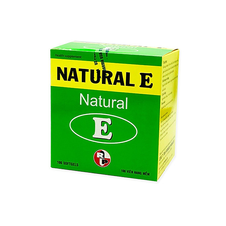 TPCN Hỗ trợ chống oxy hóa, giảm lão hóa da, giúp làm đẹp da – Natural E – Robinson Pharma USA-Hộp 100 viên