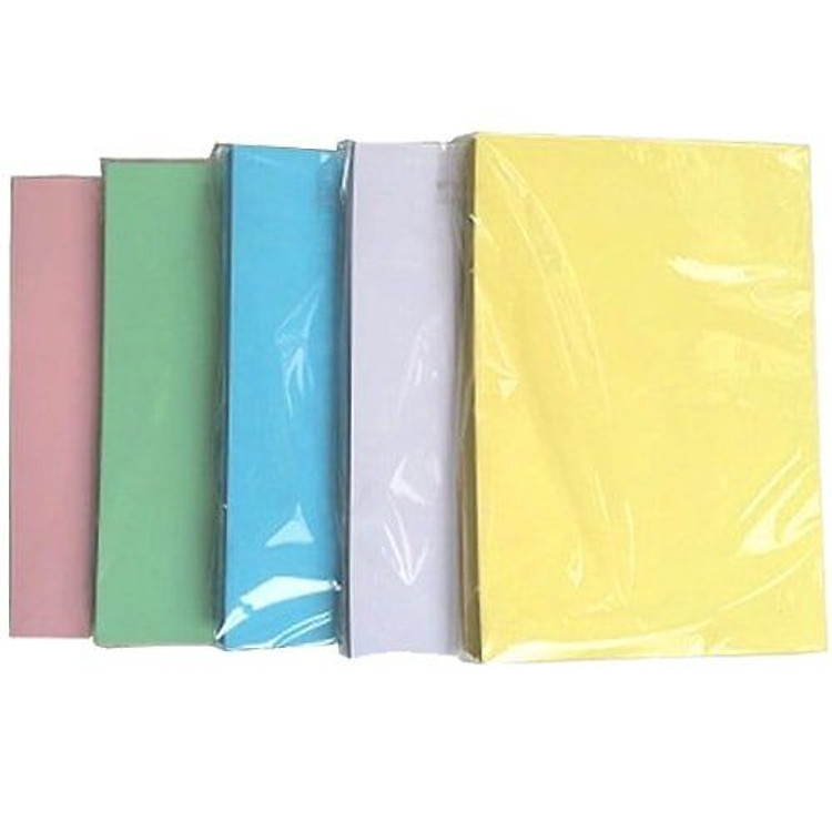 Giấy bìa Thái A4 180 gm - 5 màu