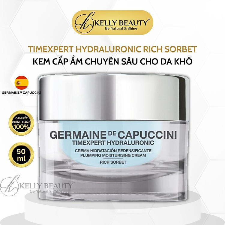 Kem Cấp Ẩm Cho Da Khô Timexpert Hydraluronic Rich Sorbet - Germaine de Capuccini | Kelly Beauty