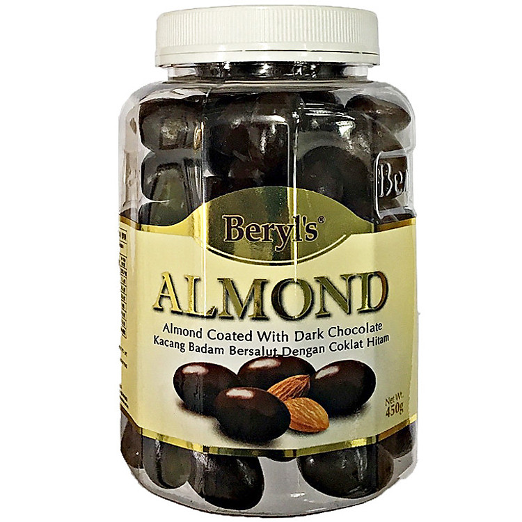 Chocolate Beryl's vị Socola Đắng nhân Hạnh nhân hủ 450gr