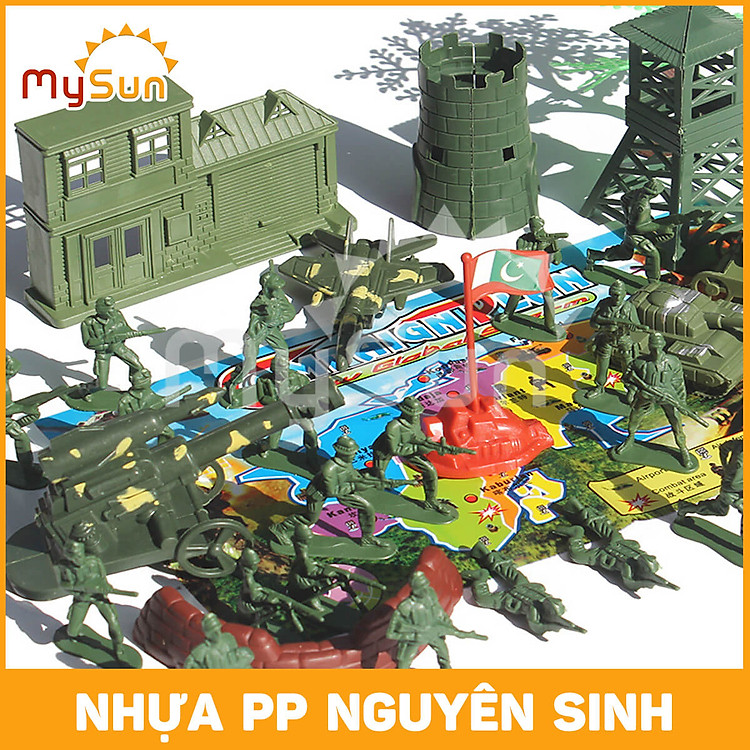 Mua Bộ đồ chơi lính nhựa cho bé Chính hãng Ưu đãi - Hình ảnh 4