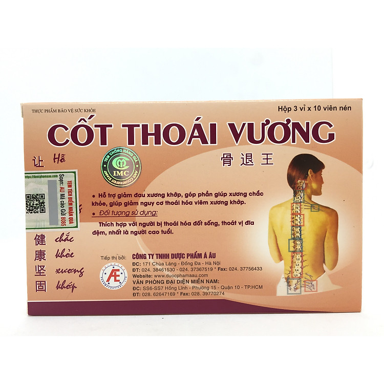 Thực phẩm bảo vệ sức khỏe Cốt thoái vương