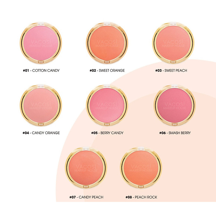 Phấn Má Hồng Dạng Hộp Vacosi Lolipop Blush Set (5g)