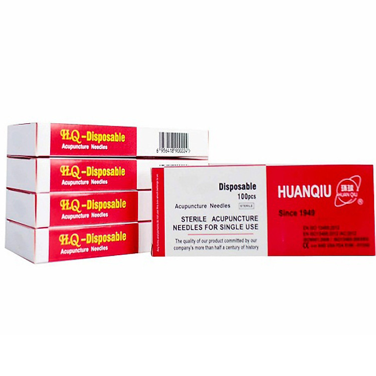 Combo 2 hộp Kim Châm Cứu Túi Hoàn Cầu - HuanQiu (100 Cái/hộp)