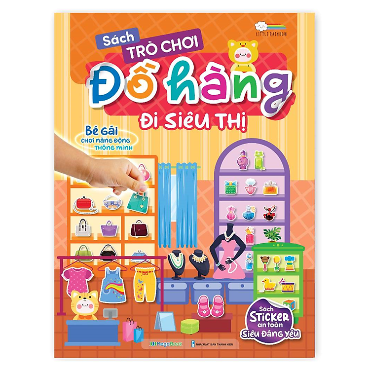 Trò Chơi Đồ Hàng Đi Siêu Thị (Hơn 200 Stickers)