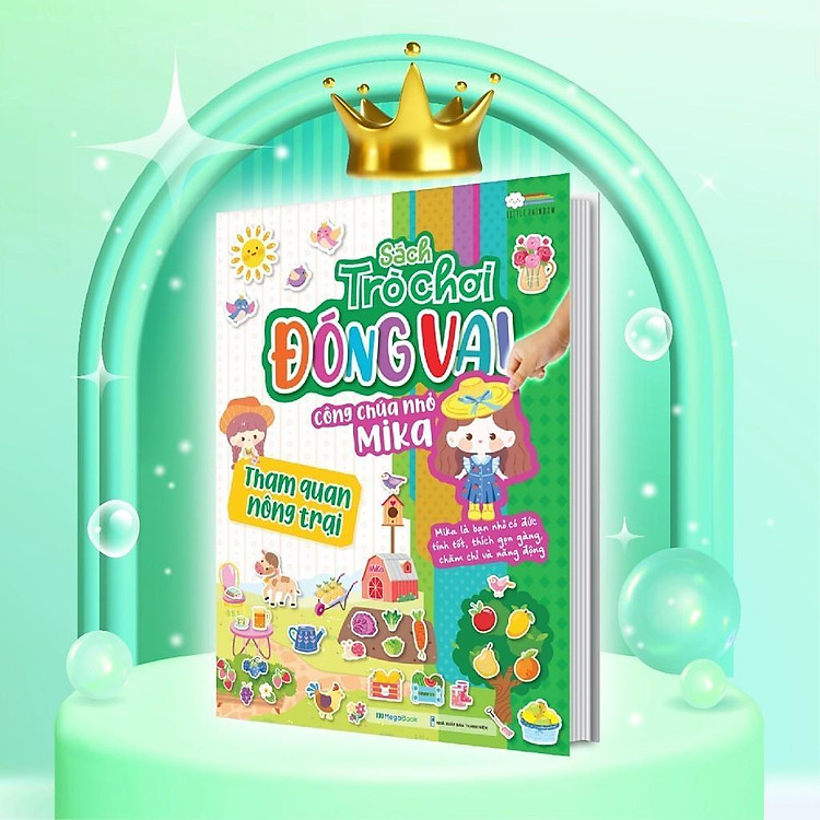 Trò Chơi Đóng Vai Công Chúa Nhỏ Mika – Tham Quan Nông Trại – Bóc Dán 80+ Sticker Đa Dạng Cho Bé Gái