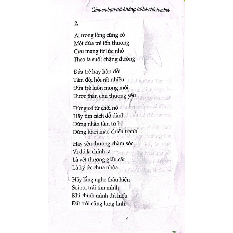 Cảm Ơn Bạn Đã Không Từ Bỏ Chính Mình - Ảnh 7