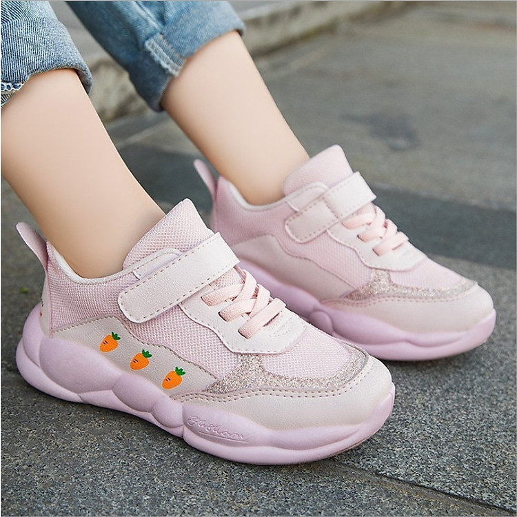 Giày thể thao hình củ cà rốt cho bé gái từ 4 đến 15 tuổi TA022