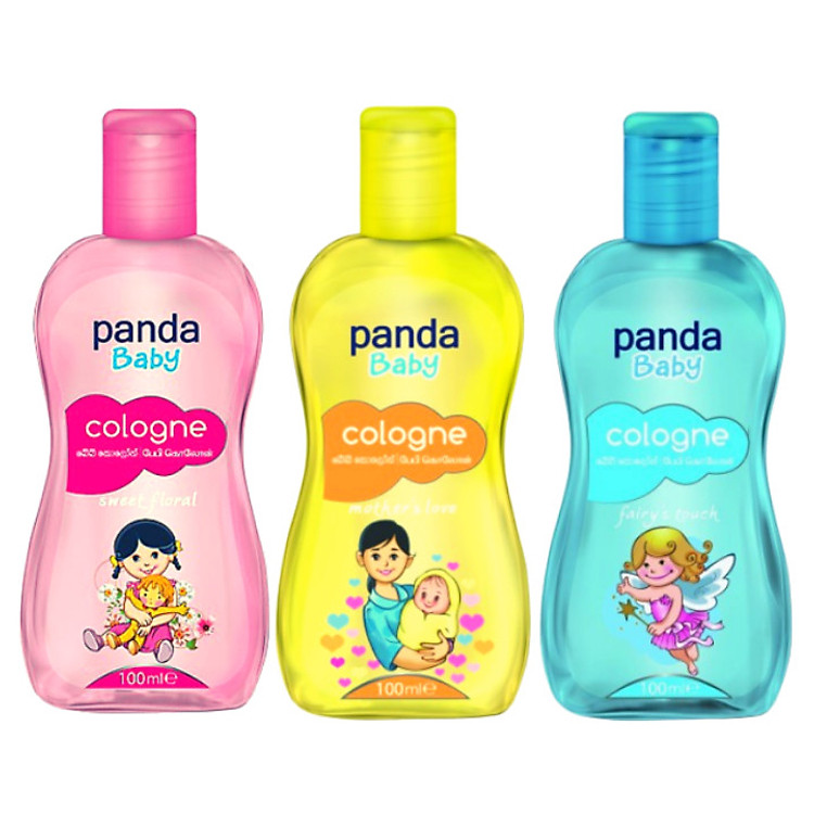 Bộ nước hoa cho bé Panda Baby Cologne (Sweet Floral, Mother's Love and Fairy's Touch)