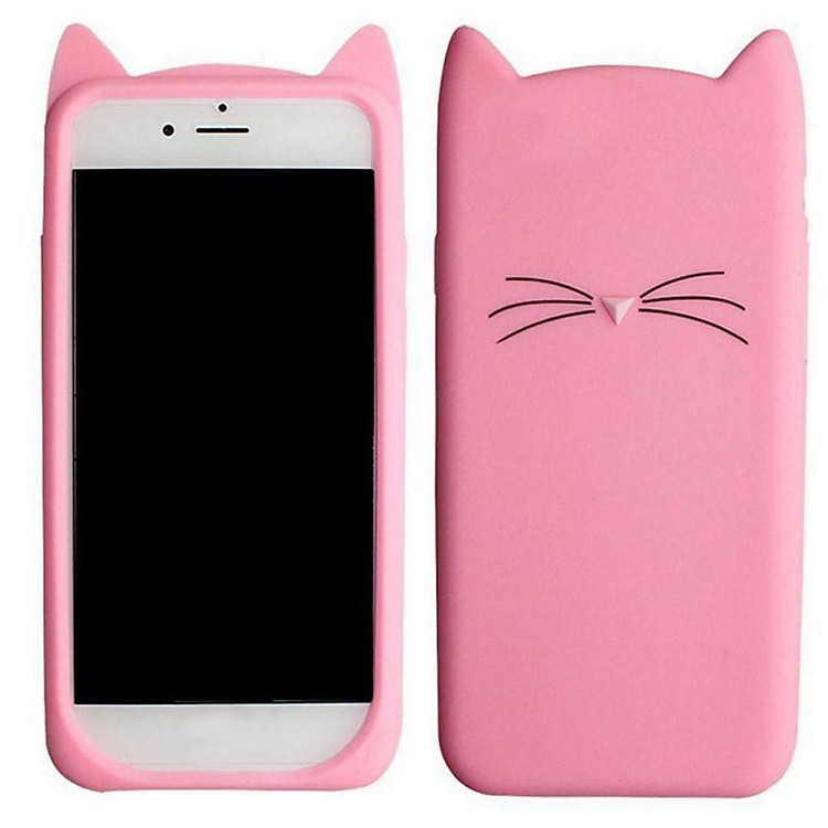 Ốp lưng hình tai mèo Hello Kitty dễ thương cho iPhone