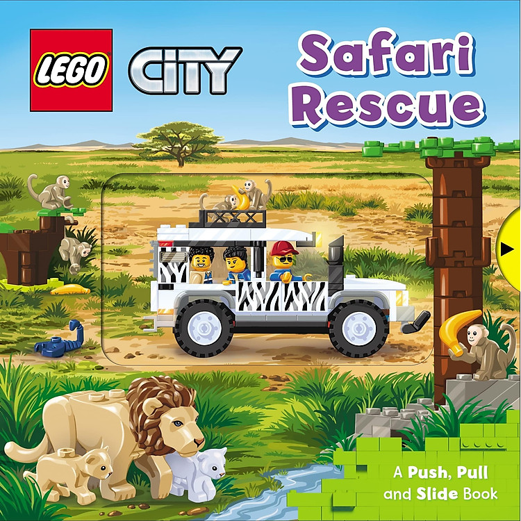 LEGO City. Safari Rescue: A Push, Pull And Slide Book - Ảnh 3