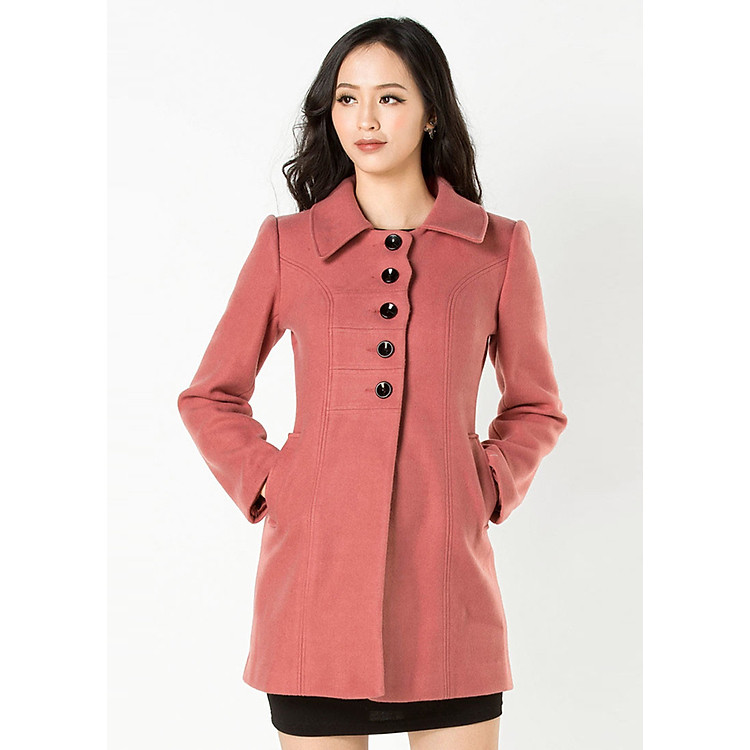 Áo Khoác Dạ Cổ Bẻ AKH042HDO - Đỏ Gạch