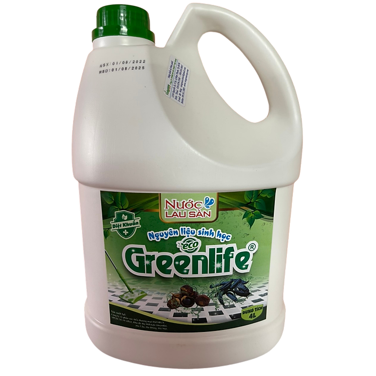 Nước lau sàn sinh học Greenlife 4L