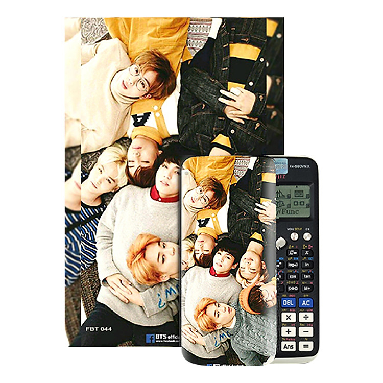 Decal Trang Trí Máy Tính Casio/Vinacal Fan Bts FBT-044