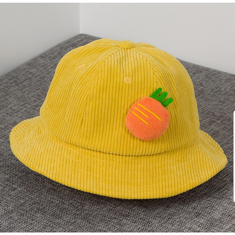 Nón vải nhung kiểu trái cây cho bé trai và bé gái 3-5 tuổi_M29