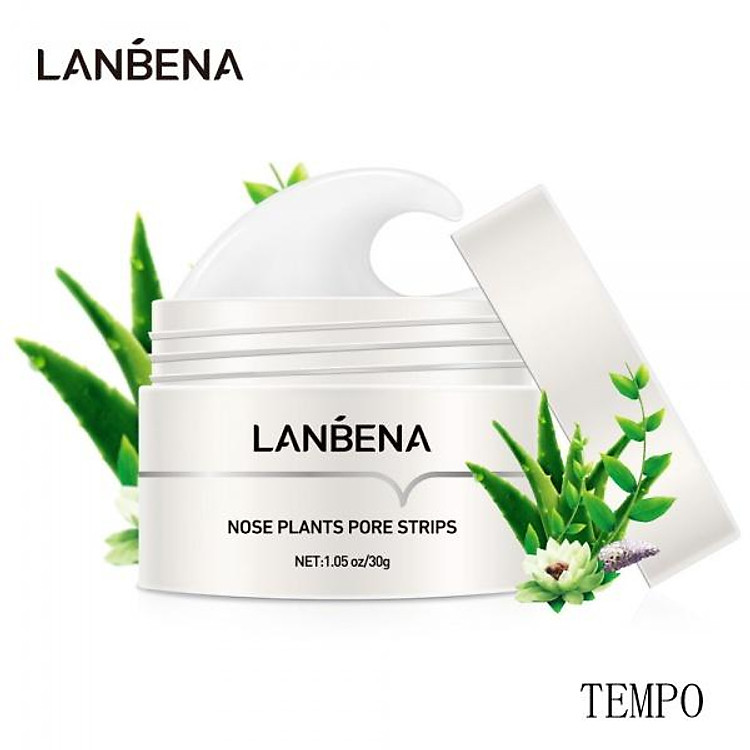 (Hàng Mới Về) Mặt Nạ Lột Mụn Đầu Đen Lanbena Làm Sạch Sâu Kiềm Dầu Chăm Sóc Da