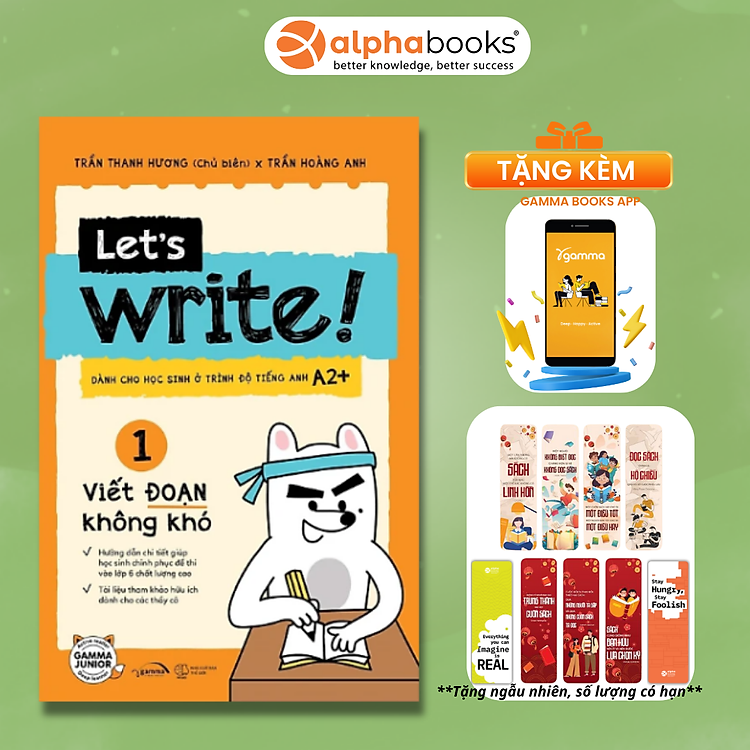 Let’s Write! – Viết Đoạn Không Khó - Tập 01: Phần cơ bản (*** Sách Bản Quyền ***)