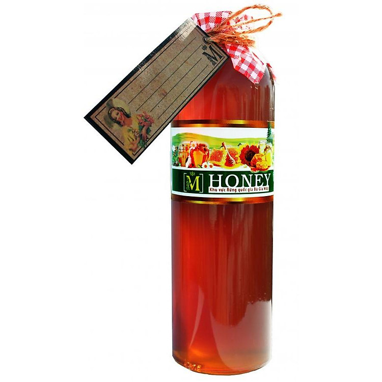 Mật ong M honey (500ml) - chai thủy tinh cao cấp