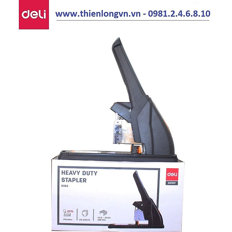 Dập Ghim Đại Trợ Lực Deli E0383 (210 tờ) - Ảnh 4