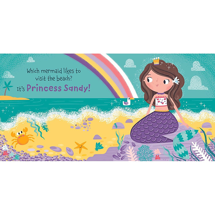 Touch And Feel Silicon Board Book - Mermaids - Ảnh 3