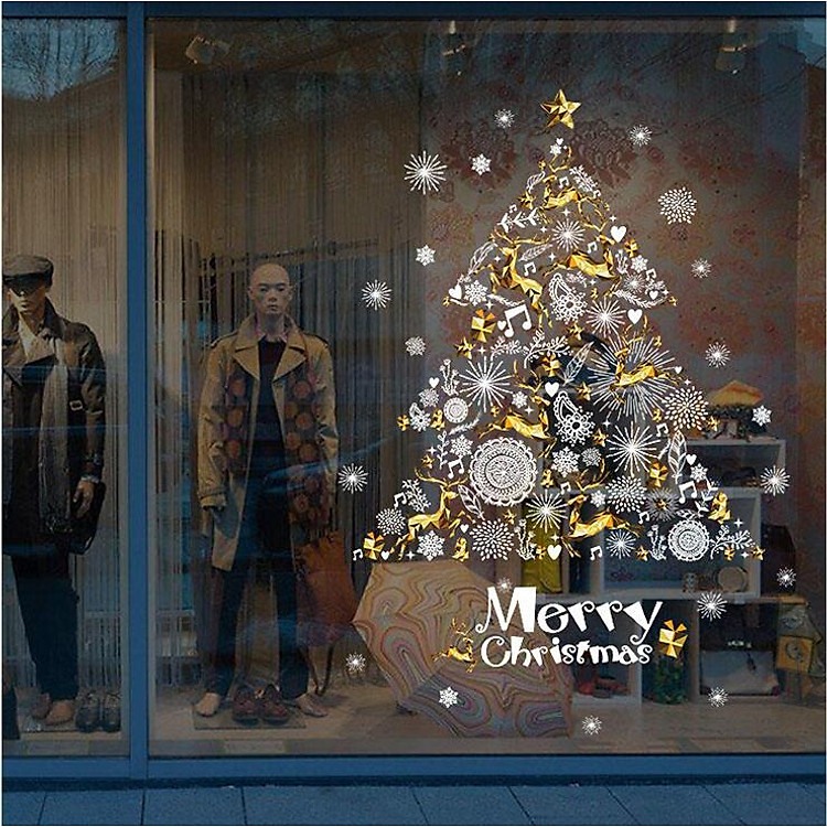 Sticker Decal Giáng Sinh Cây Thông Noel XH9293 - Ảnh 6