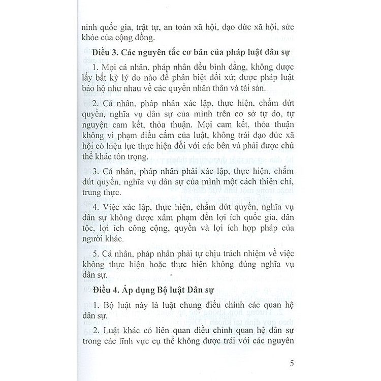 Bộ Luật Dân Sự Nước Cộng Hòa Xã Hội Chủ Nghĩa Việt Nam (Có Hiệu Lực Thi Hành Từ Ngày 01/01/2017) - Ảnh 4